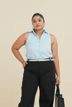 Load image into Gallery viewer, Isabella Top - Sky