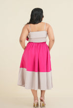 Load image into Gallery viewer, Dorothy Midi Skirt - Fuchsia