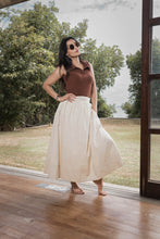 Load image into Gallery viewer, Lana Midi Skirt - Vanilla