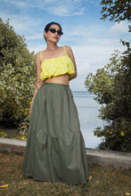 Load image into Gallery viewer, Catmaran Maxi Skirt - Olive