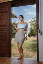 Load image into Gallery viewer, Summer Mini Wrap Skirt - Sandstone