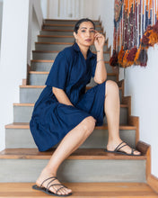 Load image into Gallery viewer, All Day Mini Tiered Dress - Navy