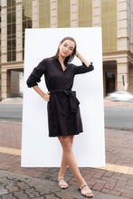 Load image into Gallery viewer, Flow Shirt Dress - Coffee