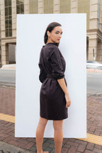 Load image into Gallery viewer, Flow Shirt Dress - Coffee