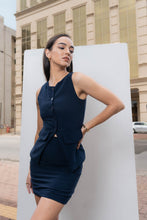 Load image into Gallery viewer, Olivia Waist Coat - Midnight