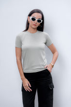 Load image into Gallery viewer, Rib Crew Neck - Sage