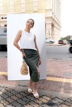 Load image into Gallery viewer, Juliana Midi Skirt - Olive