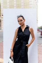 Load image into Gallery viewer, Mia Midi Dress - Black