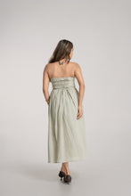 Load image into Gallery viewer, Mae Strapless Dress- Ice Gray