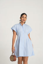 Load image into Gallery viewer, Pinning You Short Sleeve Mini Dress - Sky
