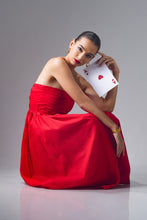 Load image into Gallery viewer, Mae Strapless Dress- Scarlet