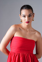 Load image into Gallery viewer, Mae Strapless Dress- Scarlet