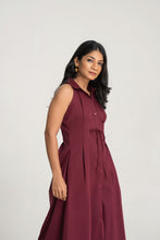 Load image into Gallery viewer, Rua Midi Dress - Plum