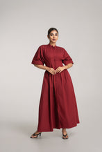 Load image into Gallery viewer, Pinning You Maxi Dress - Merlot
