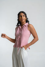 Load image into Gallery viewer, Rua Pleated Top - Blush