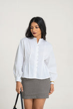 Load image into Gallery viewer, Dia Pin Tuck Shirt - Pearl