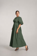Load image into Gallery viewer, Pinning You Maxi Dress - Forest
