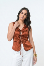Load image into Gallery viewer, Rosie Sleeveless Top - Rust