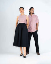 Load image into Gallery viewer, Ivory Contrast Midi Dress - Victoria