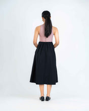 Load image into Gallery viewer, Ivory Contrast Midi Dress - Victoria