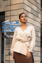 Load image into Gallery viewer, Yasmin Tie Top - Ivory