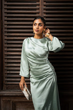 Load image into Gallery viewer, Safa Pleated Maxi Dress - Misty