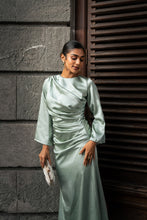 Load image into Gallery viewer, Safa Pleated Maxi Dress - Misty