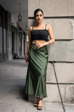 Load image into Gallery viewer, Jovie Bias Maxi Skirt - Olive