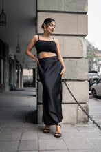 Load image into Gallery viewer, Jovie Bias Maxi Skirt - Black