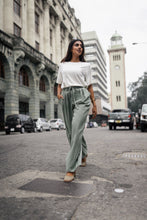 Load image into Gallery viewer, Zara Pleated Pant - Basil