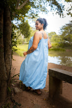 Load image into Gallery viewer, Ruby Bubble Maxi Dress - Aurudu Sky