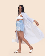 Load image into Gallery viewer, Summer Day Midi Shirt - Blue
