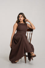 Load image into Gallery viewer, Frankie Midi Dress- Choco
