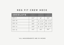 Load image into Gallery viewer, Reg Fit Crew Neck - Midnight
