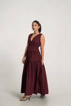 Load image into Gallery viewer, Tessa Maxi Dress - Burgundy
