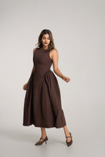 Load image into Gallery viewer, Frankie Midi Dress- Choco
