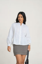 Load image into Gallery viewer, Dia Pin Tuck Shirt - Pearl

