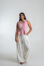 Load image into Gallery viewer, Rua Pleated Top - Blush
