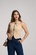 Load image into Gallery viewer, Dolce Tie Waist Coat - Sand
