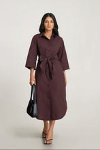 Load image into Gallery viewer, Lyra Midi Dress - Coffee
