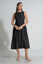 Load image into Gallery viewer, Frankie Midi Dress- Black

