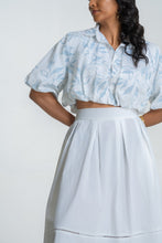 Load image into Gallery viewer, Bliss Bubble Crop Top - Ocean Leaf
