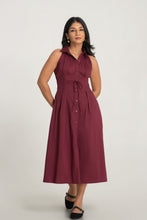 Load image into Gallery viewer, Rua Midi Dress - Plum
