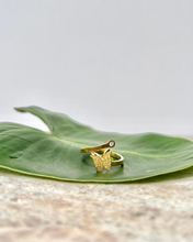 Load image into Gallery viewer, 18kt Mariposa Bling Ring
