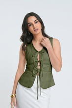 Load image into Gallery viewer, Rosie Sleeveless Top - Olive
