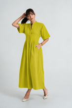 Load image into Gallery viewer, Pinning You Maxi Dress - Lemon
