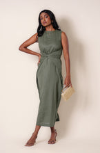 Load image into Gallery viewer, Nova Tie Dress - Sage
