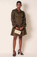 Load image into Gallery viewer, Gloria Mini Dress - Seaweed
