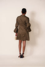 Load image into Gallery viewer, Gloria Mini Dress - Seaweed

