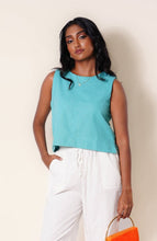 Load image into Gallery viewer, Celine Top - Turquoise
